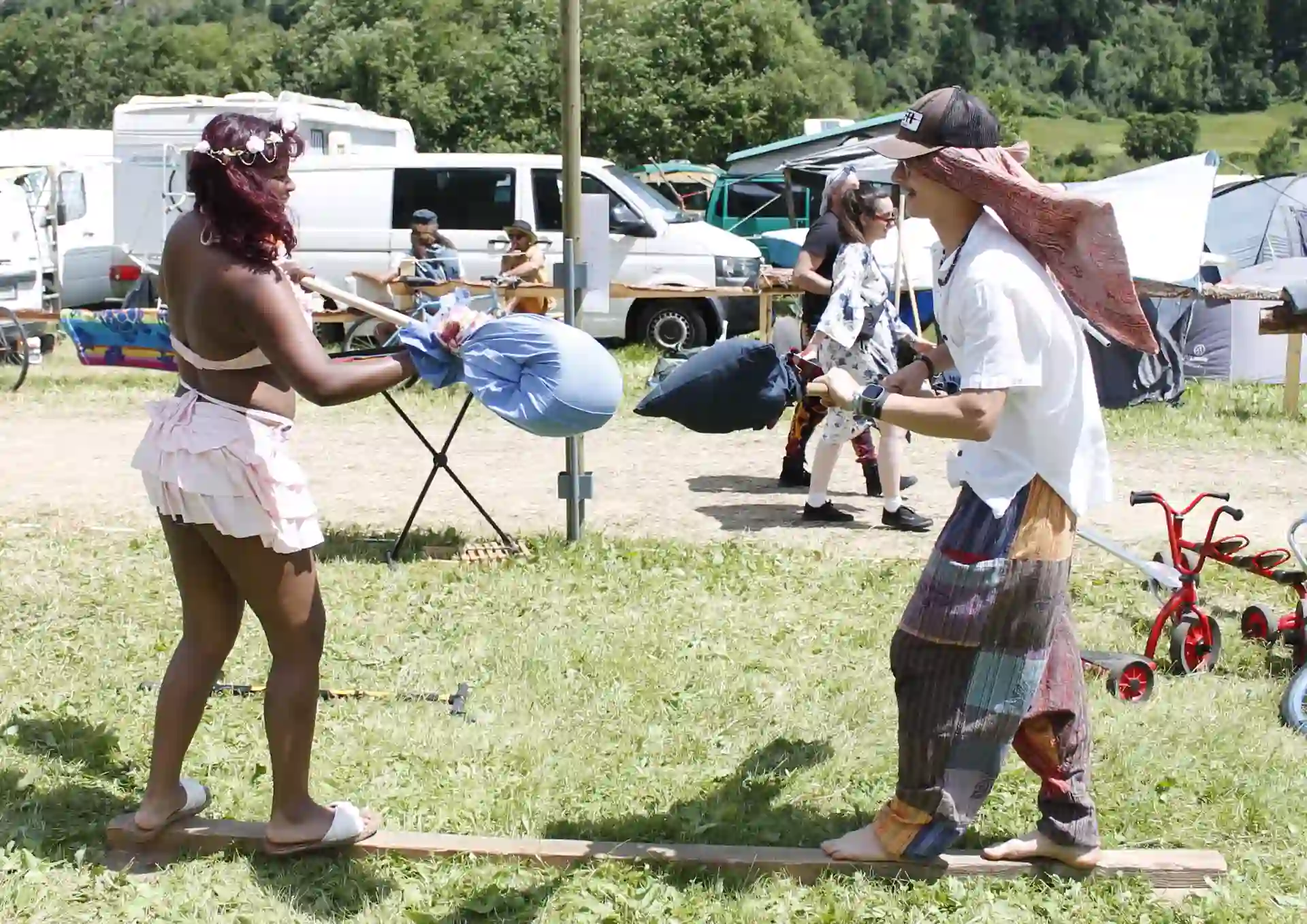 Festival adults enjoying playtime and creative workshops - Image 1
