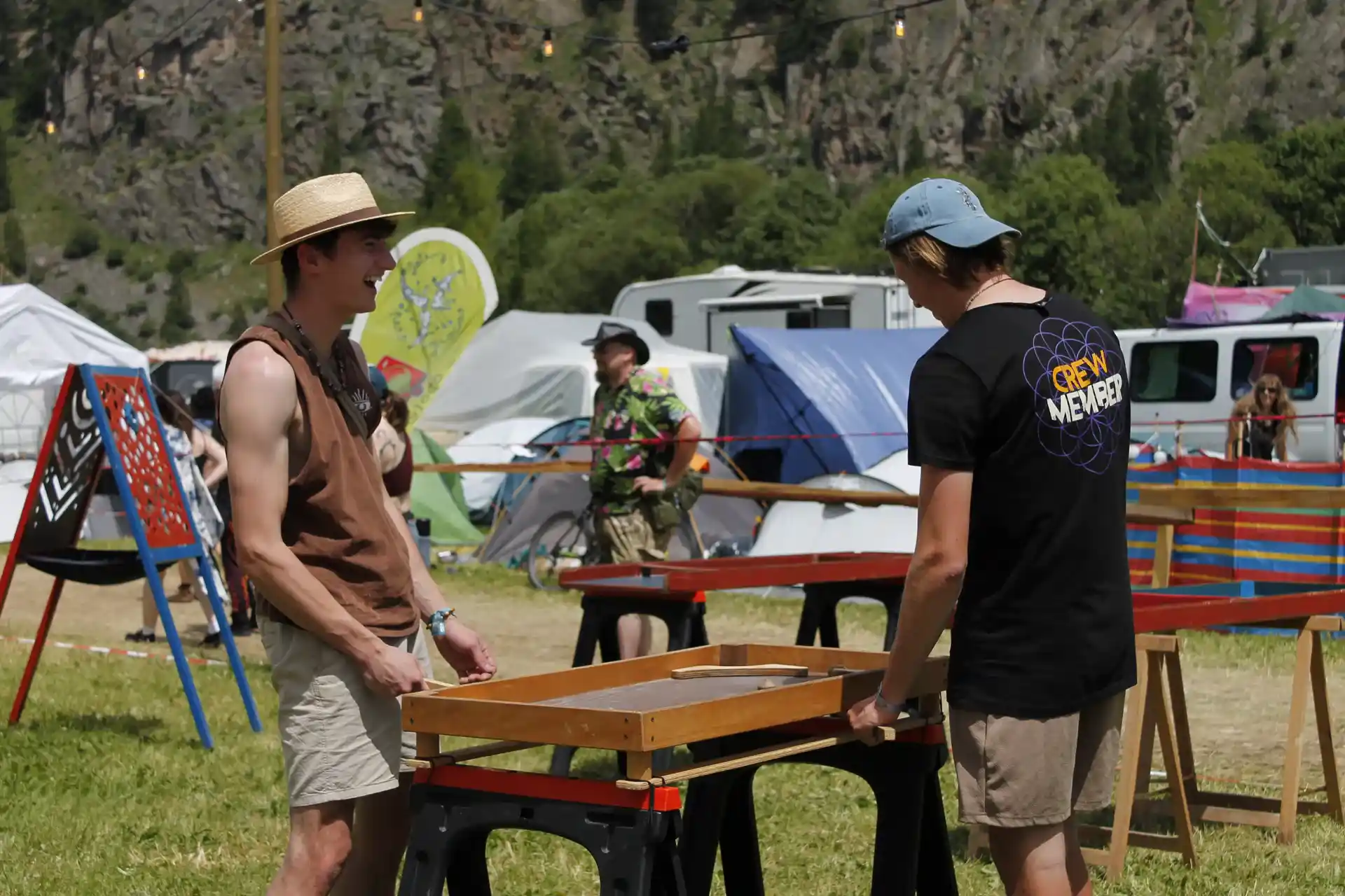 Festival adults enjoying playtime and creative workshops - Image 4