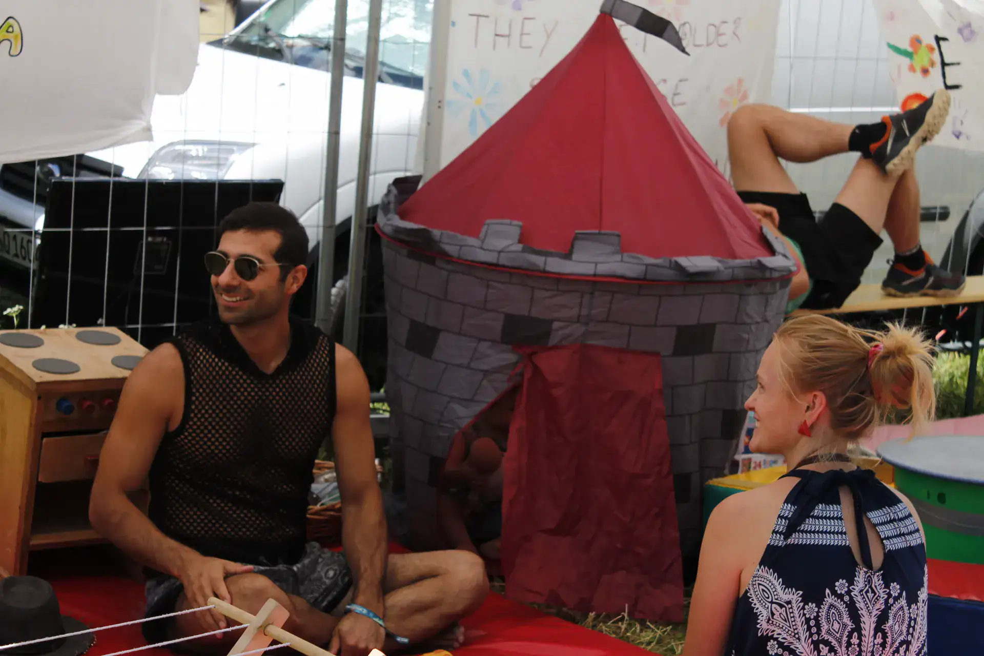 Festival adults enjoying playtime and creative workshops - Image 10