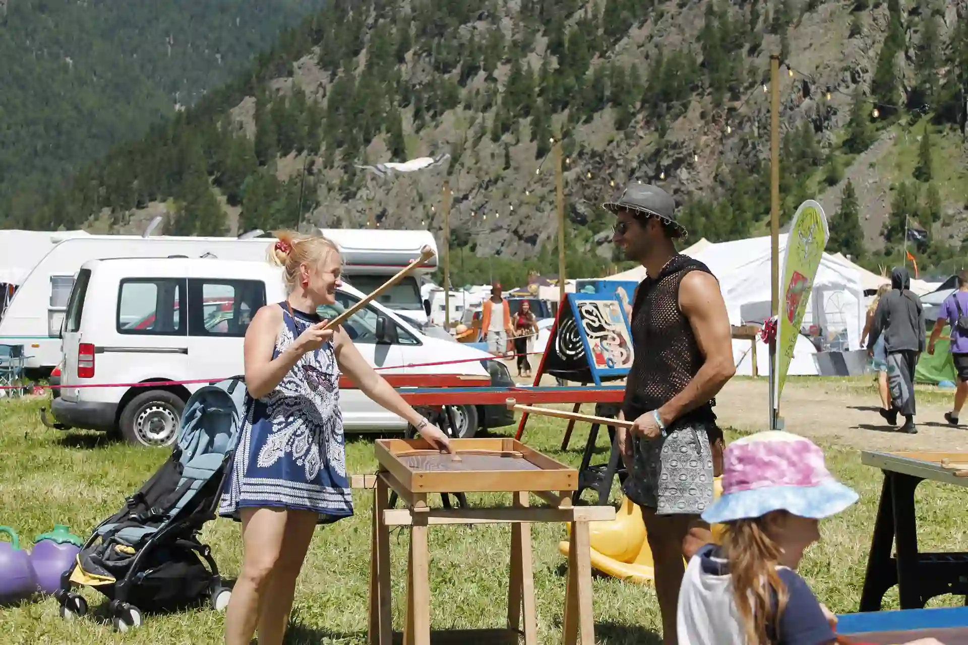 Festival adults enjoying playtime and creative workshops - Image 11